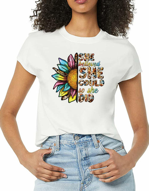 Load image into Gallery viewer, TZSANXMY 6pcs Sunflower Iron On Decals Heat Transfer Vinyl Stickers
