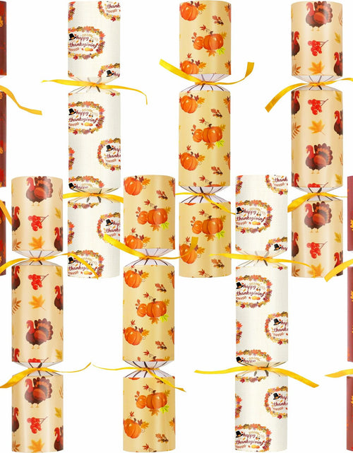 Load image into Gallery viewer, Siawoy 8 Pack Fall Thanksgiving Party Favors Pumpkin Turkey Hats Prizes
