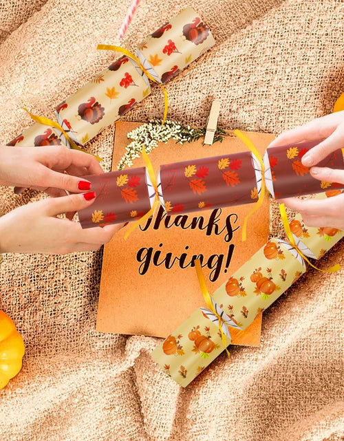 Load image into Gallery viewer, Siawoy 8 Pack Fall Thanksgiving Party Favors Pumpkin Turkey Hats Prizes
