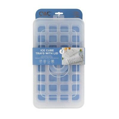 Load image into Gallery viewer, Cook With Color 2pk Jumbo Ice Cube Trays Blue - Large Cubes
