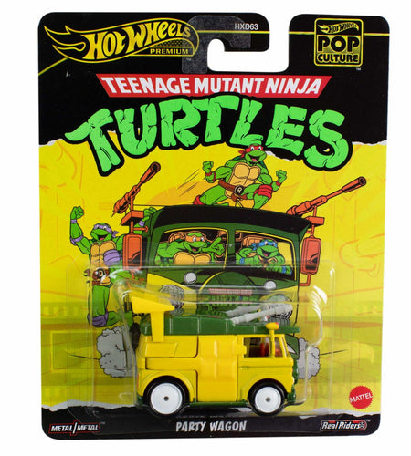 Hot Wheels TMNT Party Wagon Diecast 1:64 Scale 7cm Pop Culture Model HXF04