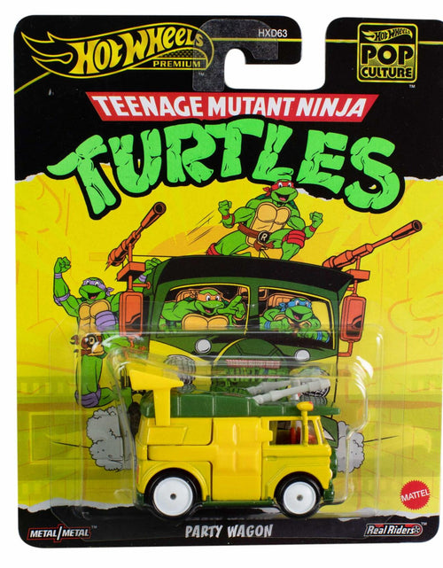 Load image into Gallery viewer, Hot Wheels TMNT Party Wagon Diecast 1:64 Scale 7cm Pop Culture Model HXF04
