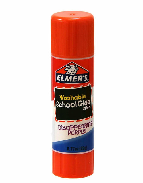 Load image into Gallery viewer, Elmer's Washable Disappearing Purple School Glue 6 Giant Sticks Pack

