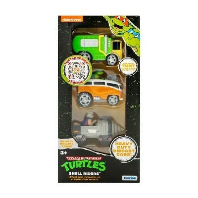 Load image into Gallery viewer, Teenage Mutant Ninja Turtles Diecast Vehicles 3pk Leonardo Donatello Shredder
