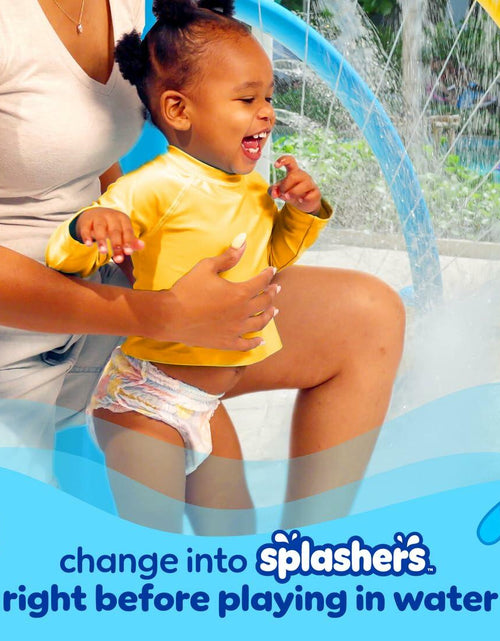 Load image into Gallery viewer, Pampers Swim Diapers Splashers Gap-Free Disposable Baby Swimming Pants Size 4

