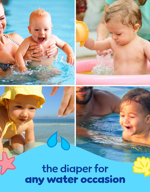 Load image into Gallery viewer, Pampers Swim Diapers Splashers Gap-Free Disposable Baby Swimming Pants Size 4
