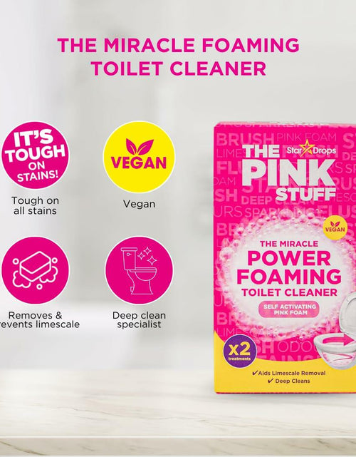 Load image into Gallery viewer, Stardrops Pink Stuff Miracle Power Foaming Toilet Cleaner Rhubarb 7oz 1 Pack
