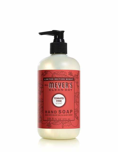Load image into Gallery viewer, MRS. MEYER'S CLEAN DAY Liquid Hand Soap Tomato Vine Scent 12.5oz Red
