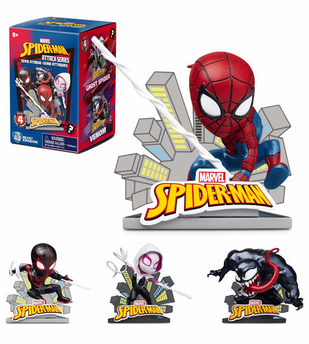 YuMe Marvel Spider Man Attack Action Figure Vinyl Toy Single Pack
