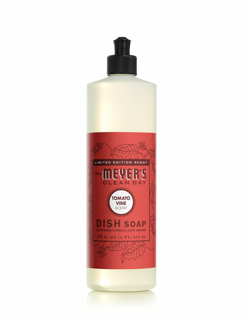 Load image into Gallery viewer, Mrs. MEYER'S CLEAN DAY Liquid Dish Soap Tomato Vine Scent 16oz Bottle
