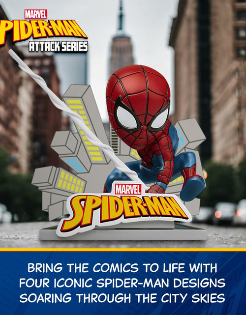 Load image into Gallery viewer, YuMe Marvel Spider Man Attack Action Figure Vinyl Toy Single Pack
