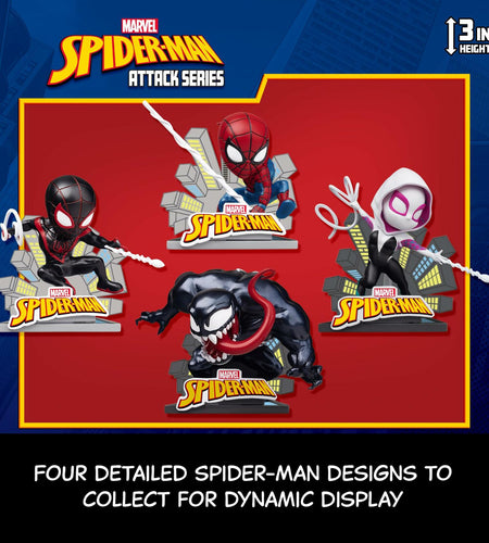 YuMe Marvel Spider Man Attack Action Figure Vinyl Toy Single Pack