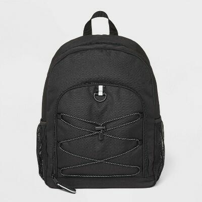 Load image into Gallery viewer, Art class Kids 16" Bungee Backpack Black Adjustable Strap Size 16"
