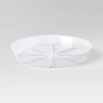 Load image into Gallery viewer, Threshold Plastic Planter Saucer Clear 10 Inch
