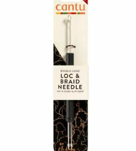 Cantu Crochet & Locs Needle Comb Double-Sided Loc & Braid Needle Non-Slip Grip
