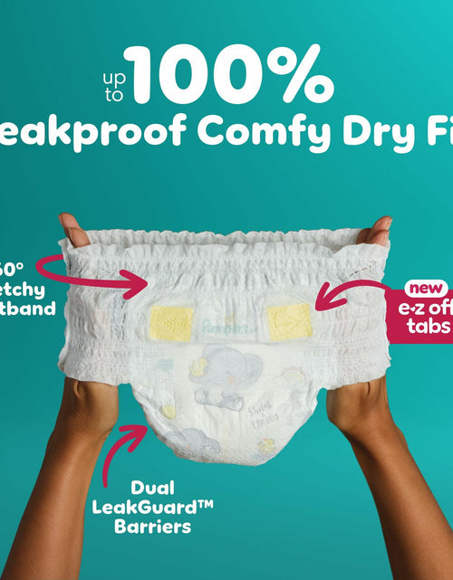 Load image into Gallery viewer, Pampers Swaddlers 360° Diapers White Leakproof Comfy Dry 17 Count Size 5
