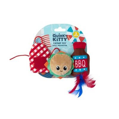 Load image into Gallery viewer, Quirky Kitty Grill Meowster Cat Plush Toy Multicolor
