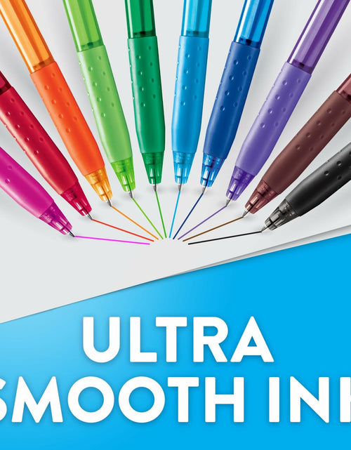 Load image into Gallery viewer, Paper Mate 300RT Effortless Glide Ballpoint Pens Medium 1.0mm Black Ink 8 Count
