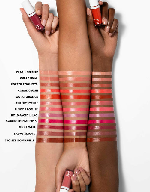 Load image into Gallery viewer, [Like New] e.l.f. Camo Liquid Blush 0.13 Fl Oz High-Pigment Soft Dewy Cheeky Lychee
