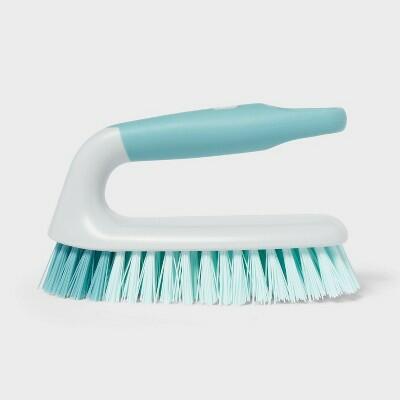 Load image into Gallery viewer, up&amp;up Utility Iron Handle Scrub Brush Durable Cleaning Tool
