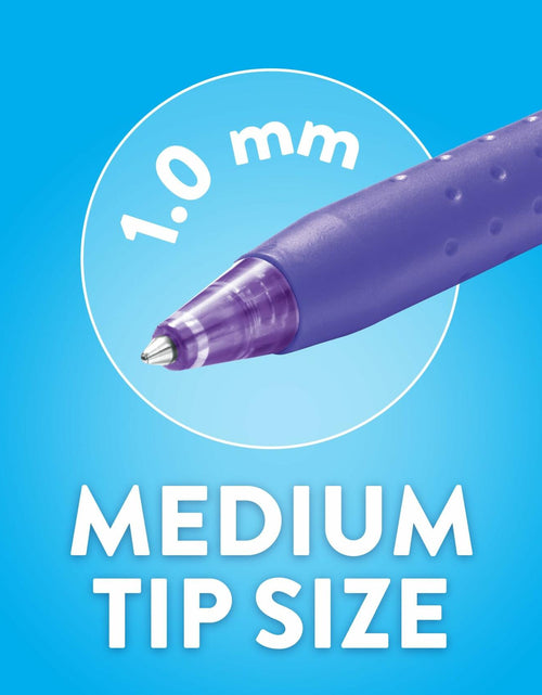 Load image into Gallery viewer, Paper Mate 300RT Effortless Glide Ballpoint Pens Medium 1.0mm Black Ink 8 Count
