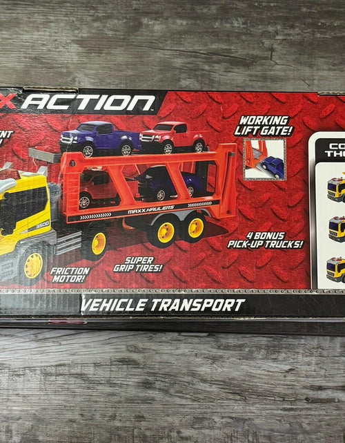 Load image into Gallery viewer, Maxx Action Sunny Days Maxx Vehicle Transport Lights &amp; Sounds Toy
