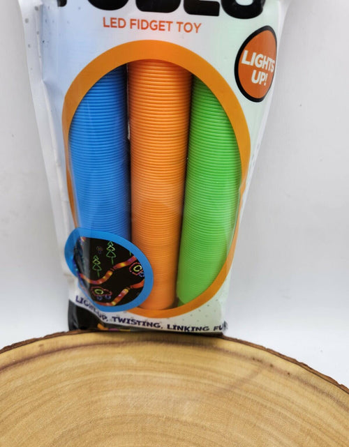 Load image into Gallery viewer, Big Time Toys LED Light Up Pop Tubes Fidget Toy 3pk Visual Sensory
