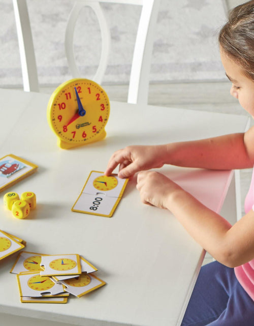 Load image into Gallery viewer, Learning Resources Time Activity Set 41 Pieces Ages 5+ Teaching Clock Montessori
