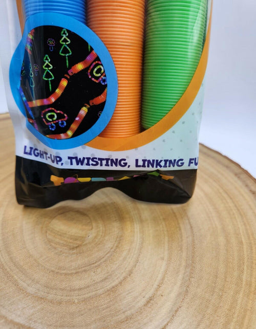 Load image into Gallery viewer, Big Time Toys LED Light Up Pop Tubes Fidget Toy 3pk Visual Sensory
