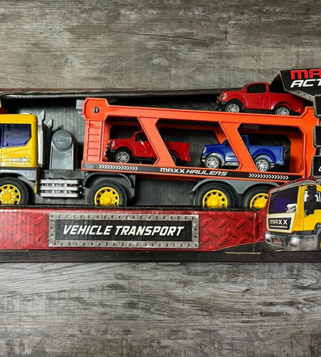 Maxx Action Sunny Days Maxx Vehicle Transport Lights & Sounds Toy