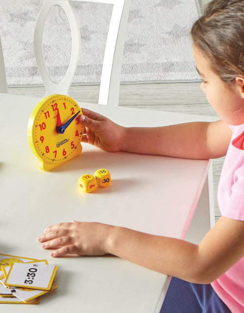 Load image into Gallery viewer, Learning Resources Time Activity Set 41 Pieces Ages 5+ Teaching Clock Montessori
