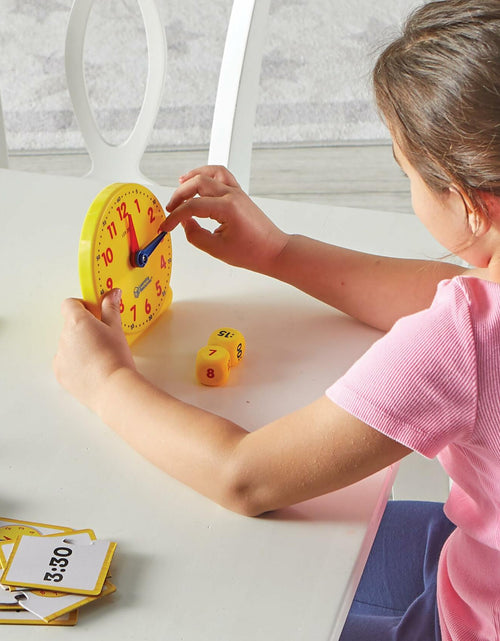 Load image into Gallery viewer, Learning Resources Time Activity Set 41 Pieces Ages 5+ Teaching Clock Montessori
