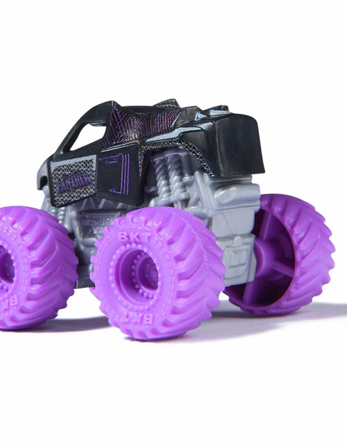 Load image into Gallery viewer, Monster Jam Marvel Mini Monster Truck 3-Pack Thor Black Panther Iron Man
