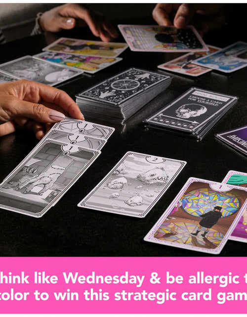 Load image into Gallery viewer, Spin Master Games Wednesday Card Game Premium Foil Cards 3-10 Players 10+
