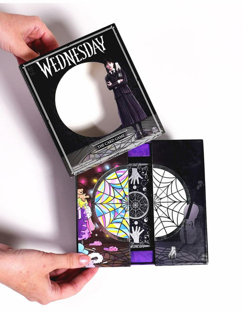 Load image into Gallery viewer, Spin Master Games Wednesday Card Game Premium Foil Cards 3-10 Players 10+
