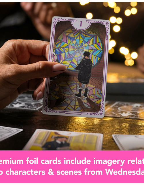 Load image into Gallery viewer, Spin Master Games Wednesday Card Game Premium Foil Cards 3-10 Players 10+
