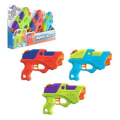 Load image into Gallery viewer, Tidal Storm Aqua Blitz Toy Blasters 3pk ABS Material Water Blasters
