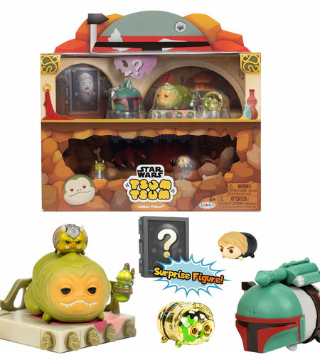 Disney Tsum Tsum Star Wars Jabba's Palace Deluxe Theme Set Plastic Movie