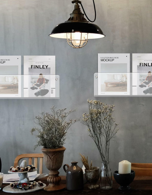 Load image into Gallery viewer, Vinyl Record Shelf Wall Mount Acrylic Floating Wall Shelf Clear 12 Inch
