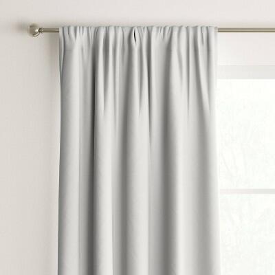 Load image into Gallery viewer, [Like New] Room Essentials 42x84in Heathered White Room Darkening Curtain Panel
