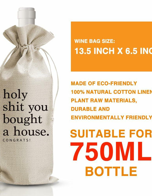 Load image into Gallery viewer, DOI-LANEE Wine Bags Housewarming Gift Homeowner Realtor Party Decorations
