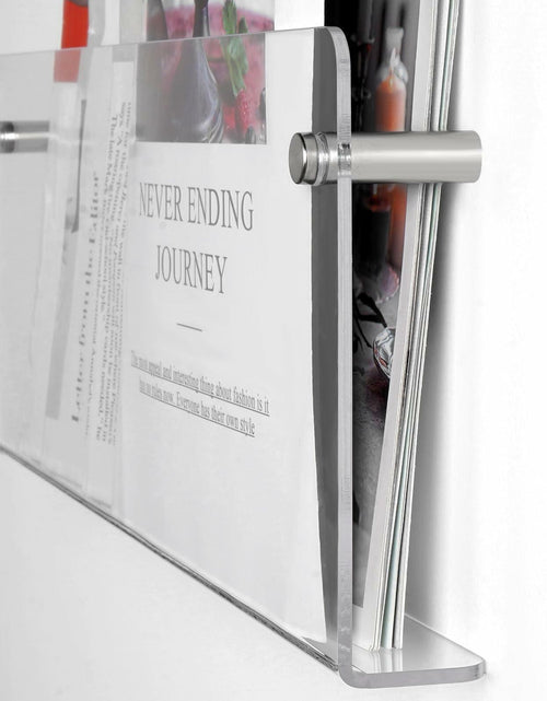 Load image into Gallery viewer, Vinyl Record Shelf Wall Mount Acrylic Floating Wall Shelf Clear 12 Inch
