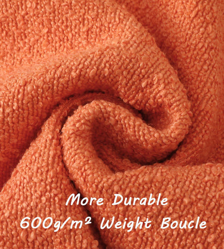 FUTEI Pack of 2 Orange Decorative Throw Pillow Covers 12x20 Inch Soft Cozy