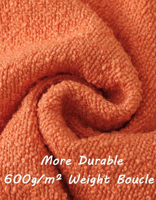 Load image into Gallery viewer, FUTEI Pack of 2 Orange Decorative Throw Pillow Covers 12x20 Inch Soft Cozy
