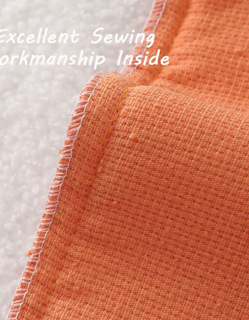 Load image into Gallery viewer, FUTEI Pack of 2 Orange Decorative Throw Pillow Covers 12x20 Inch Soft Cozy
