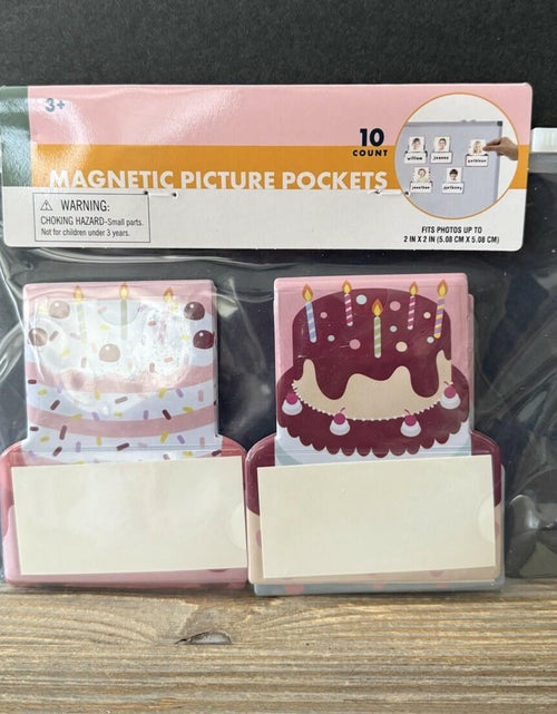 Load image into Gallery viewer, Target Magnetic Picture Pockets Student Names 2025 10 Pack Multi-Color
