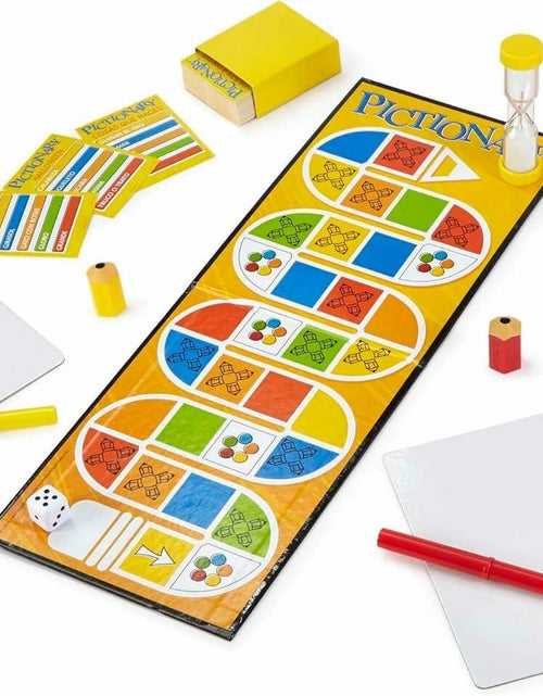 Load image into Gallery viewer, Mattel Pictionary DKD47 Board Game with Markers &amp; Erasable Boards
