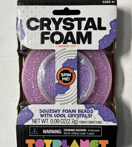 ToyPlanet Crystal Foam Sensory Toy Squishy Foam Beads With Cool Crystals