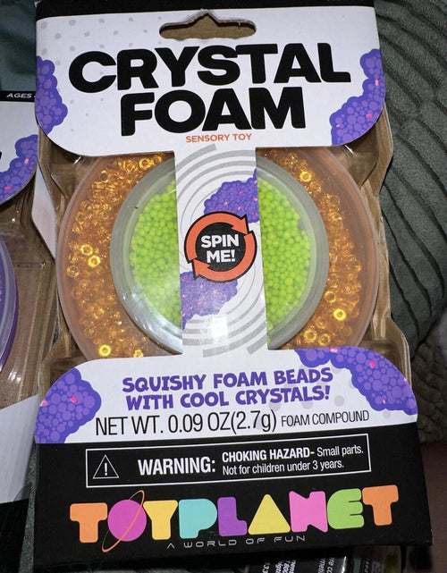 Load image into Gallery viewer, ToyPlanet Crystal Foam Sensory Toy Squishy Foam Beads With Cool Crystals

