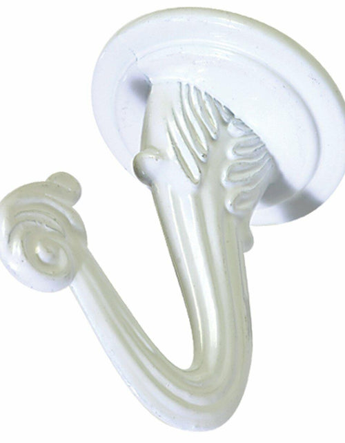 Load image into Gallery viewer, Hillman Group 122234 Swag Hook White Steel Ceiling Screw 30lb Capacity
